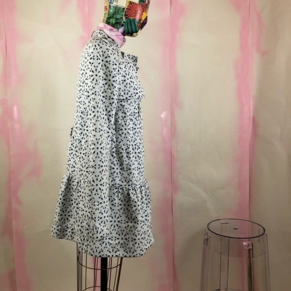 Elevenses Eyelet Trench Jacket Lace Tiered - Picture 4 of 8